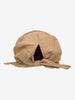 Linen Blend Soft Cap with Back Bow Detail W22041101  Vintage 