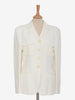 Vintage white viscose jacket
