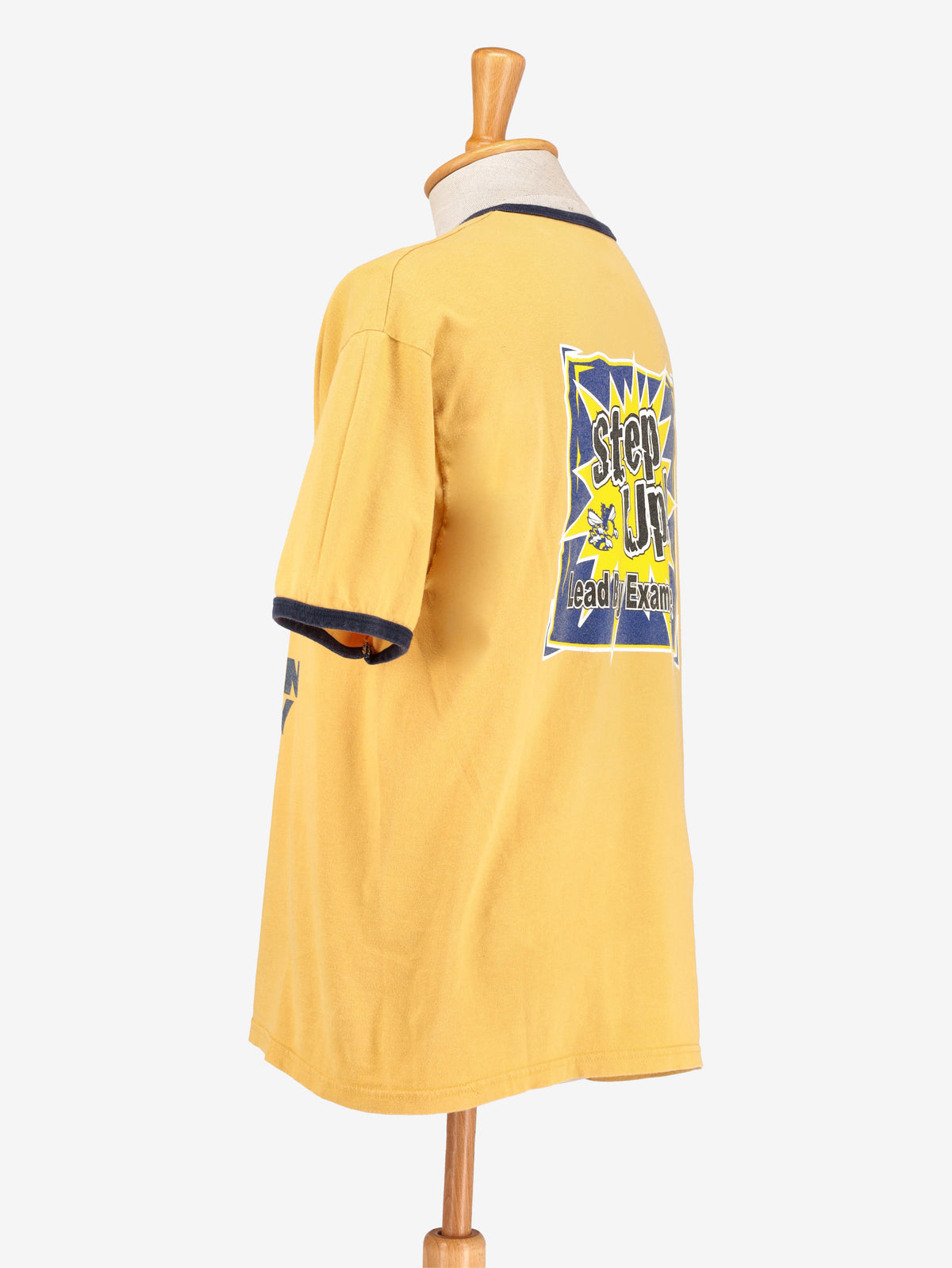 Vintage Yellow Printed T-shirt