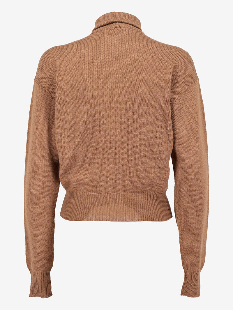 Krizia High-Neck Sweater with Horse Print W240426.2  Krizia 