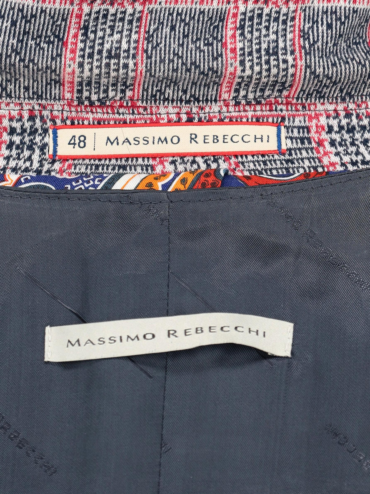 Massimo Rebecchi Checked Blazer With Vest WCV250830.06  Massimo Rebecchi 