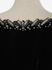 Vintage velvet dress with sequin embroidery - '40s AR005  Vintage 
