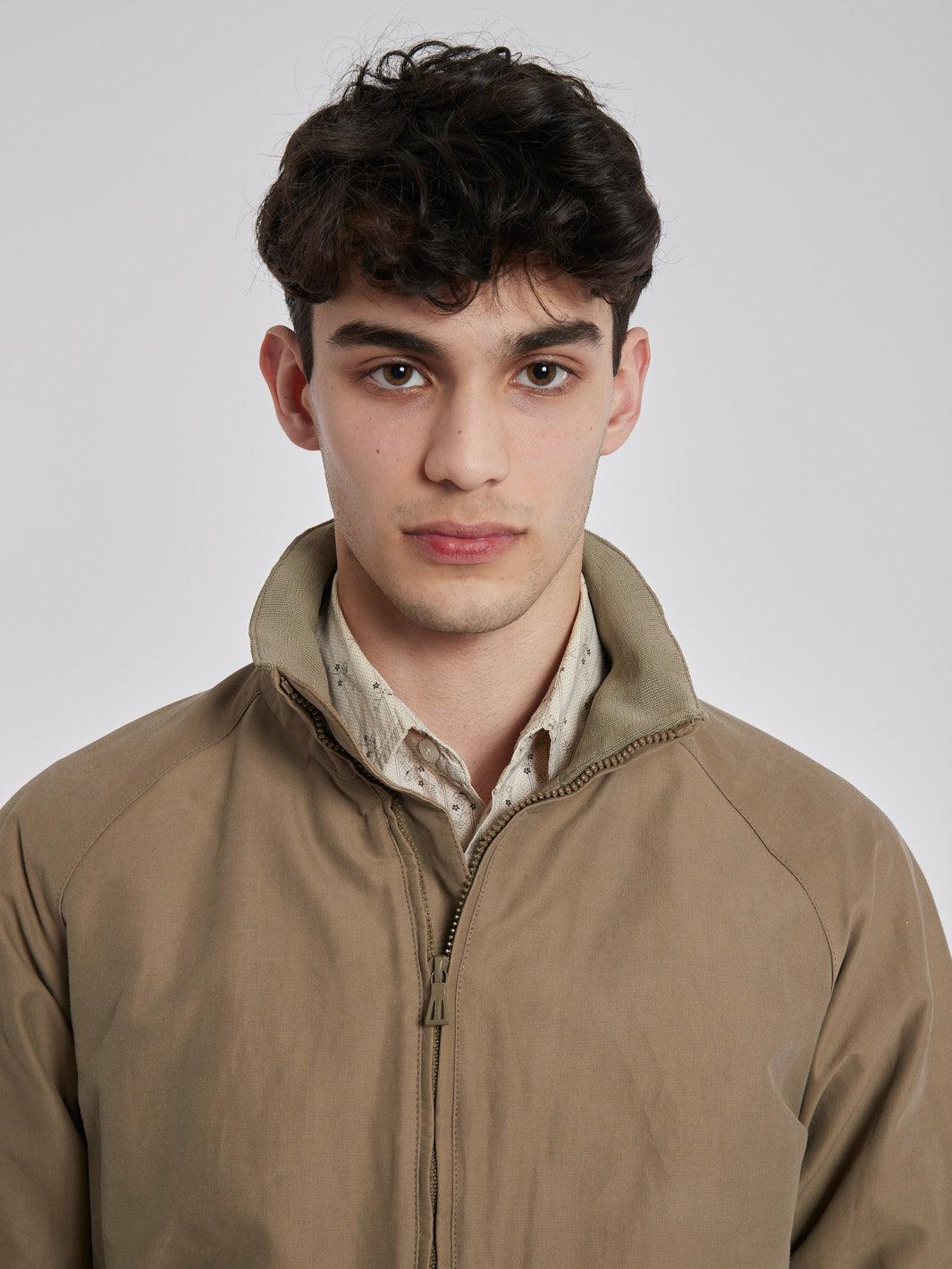 Y2K Henri Lloyd bomber jacket in light brown technical fabric W2203222  Henri Lloyd 
