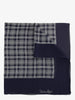Mila Schön Check Silk Foulard