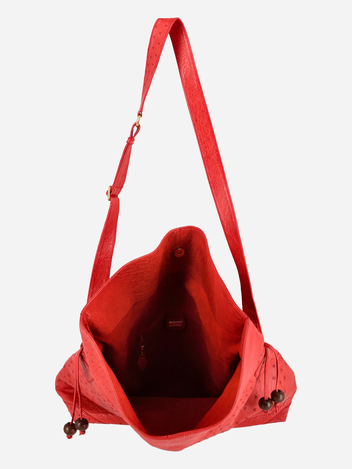 Gucci Ostrich Shoulder Bag