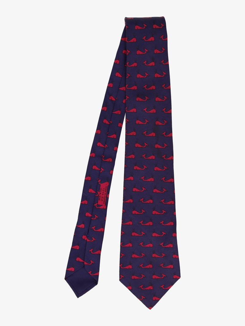 Hermès Fuxia Wales Print Tie W16062025.27  Hermès 