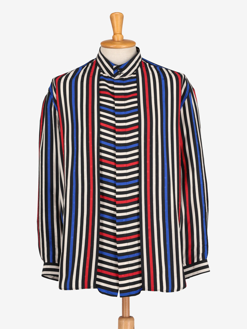 Saint Laurent Paris Striped Blouse WCV112504  Saint Laurent 