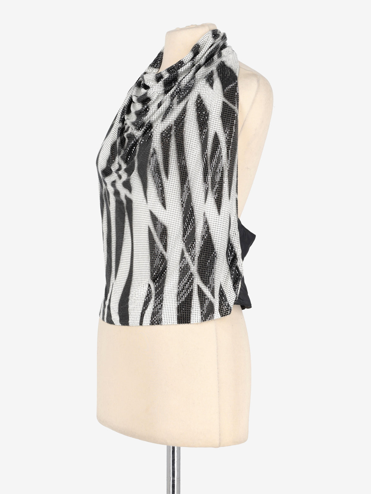 Versace zebra print open back top MR206002  Versace 