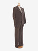 Brown herringbone suit U81_11/18  Vintage 