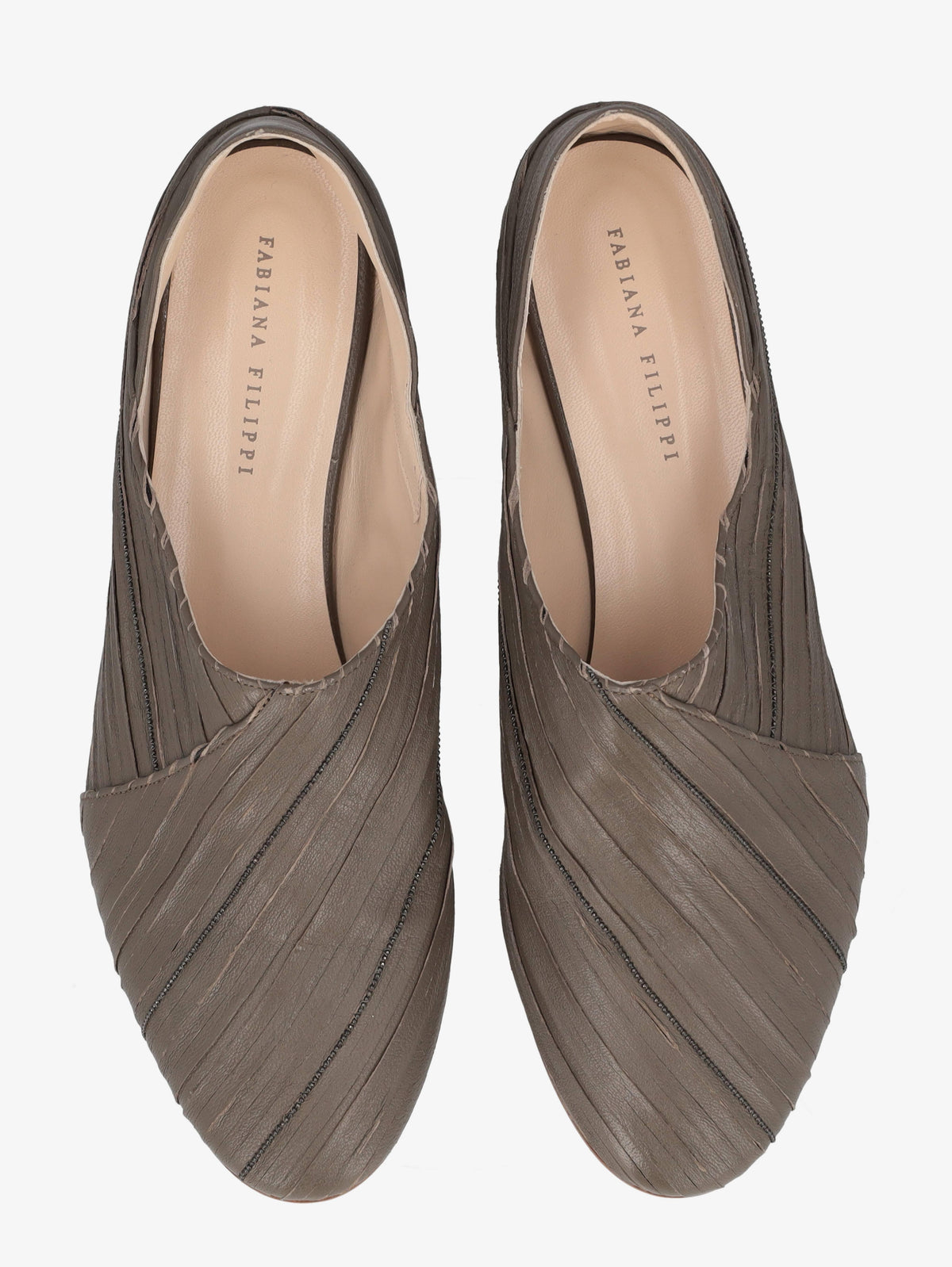 Fabiana Filippi Leather Loafer WCV2410108  Fabiana Filippi 