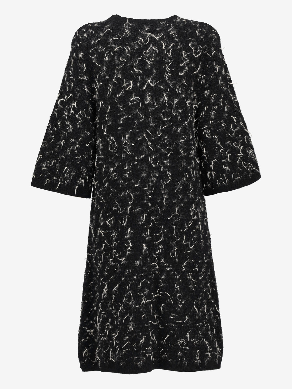 Chanel Black and White Wool Cashmere Knit Dress CVB24.61.2  Chanel 