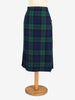 Tartan Wool Skirt W24121248  Vintage 