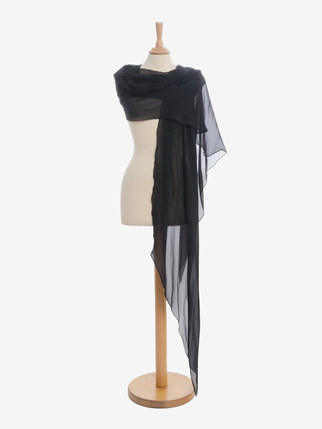 Gianfranco Ferré Chiffon Skirt With Shawl - 80s
