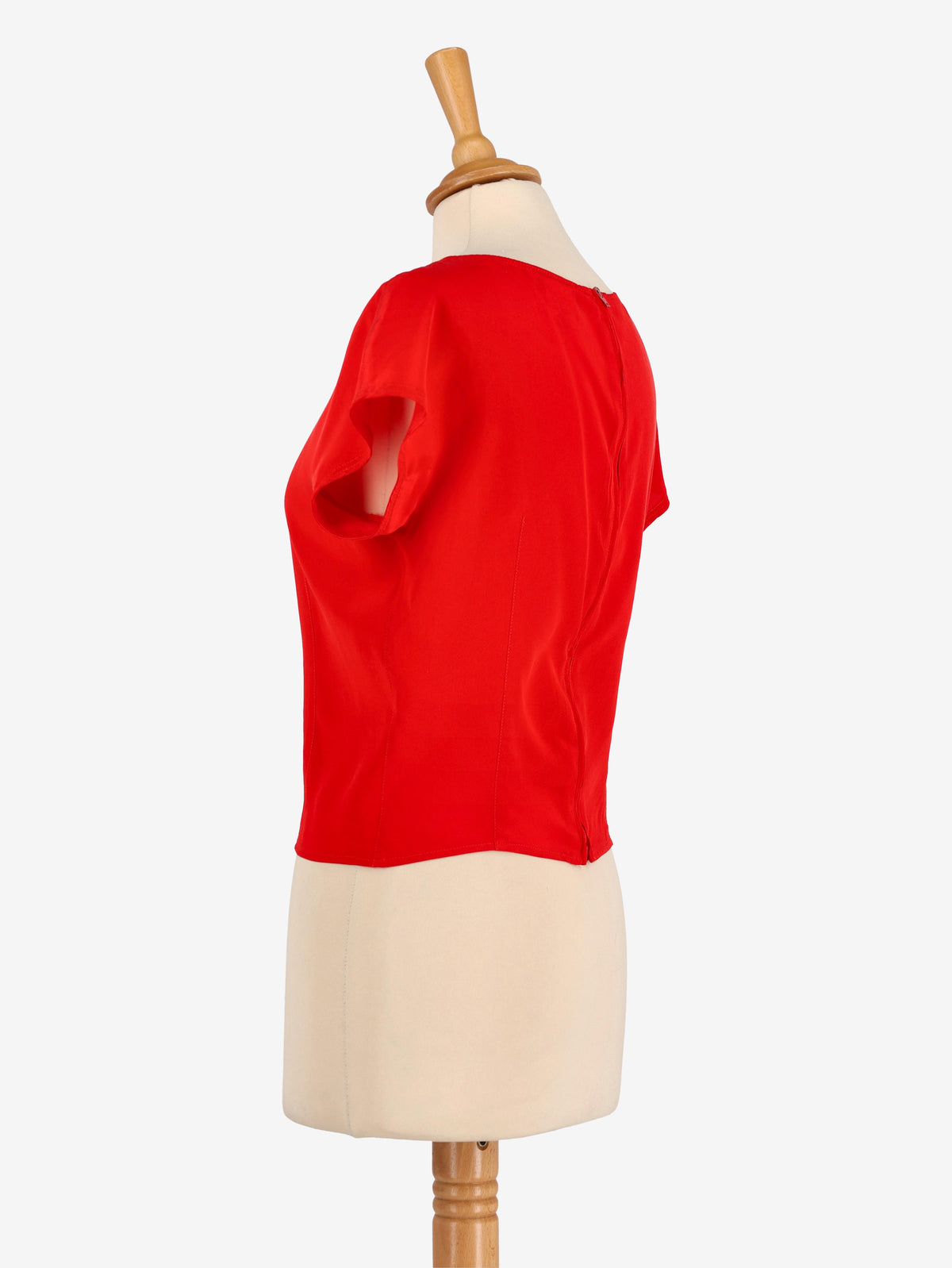 Genny Red Silk Top WCV24AP1  Genny 