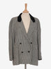 Vintage houndstooth wool jacket