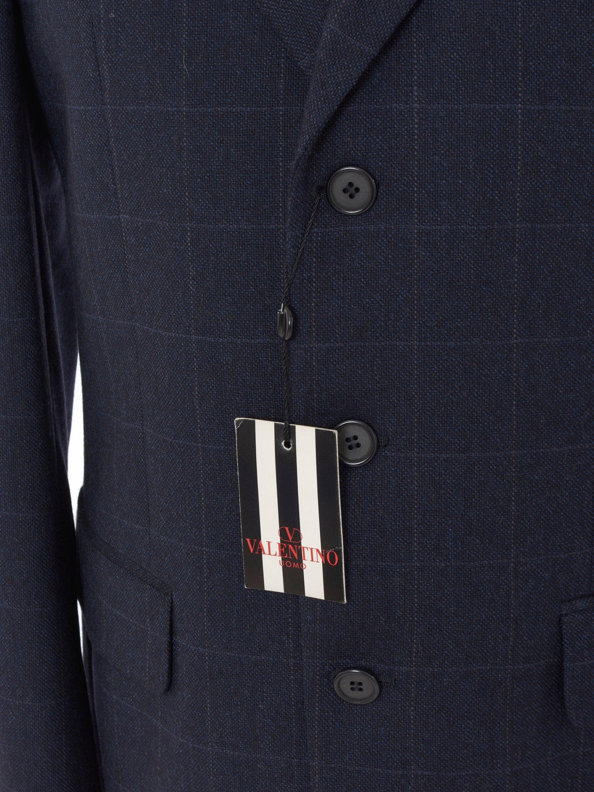 Valentino Single-breasted jacket in Tartan W22071305  Valentino 