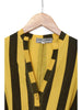 1970s Livio de Simone black and yellow onesie W22070404  Livio De Simone 