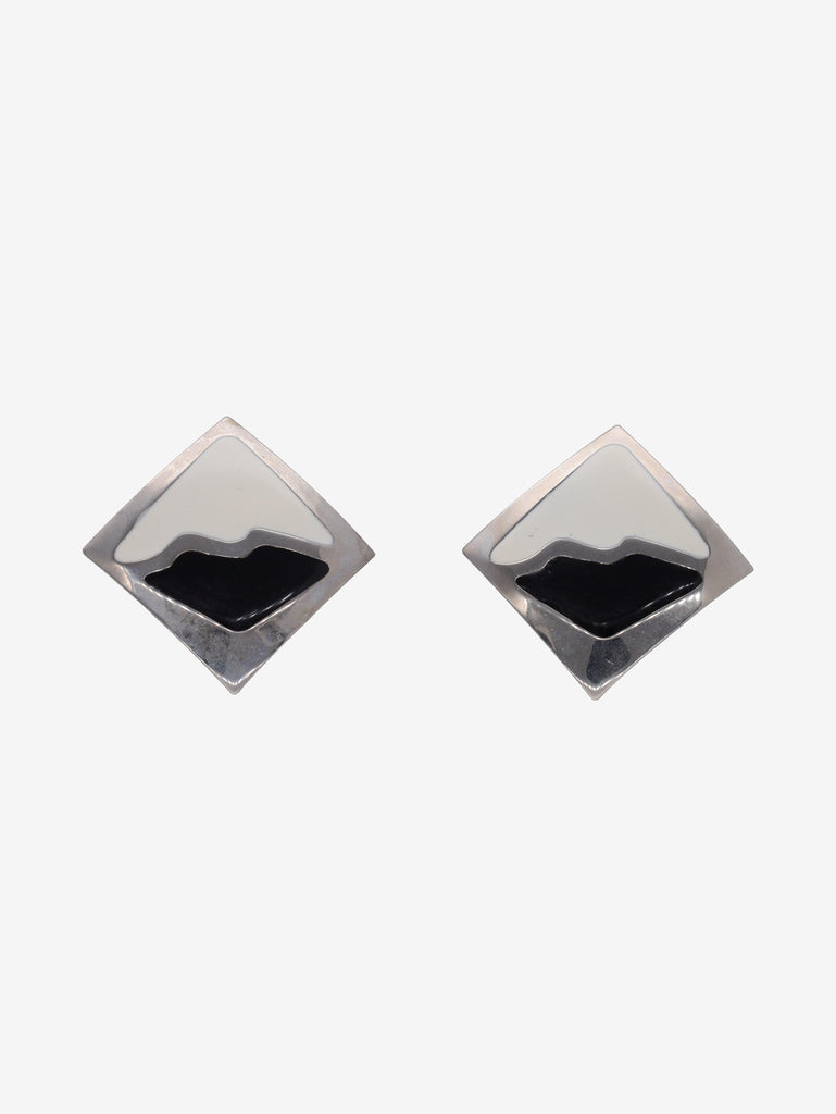 Thierry Mugler Square Clip-on Earrings W22040621  Thierry Mugler 