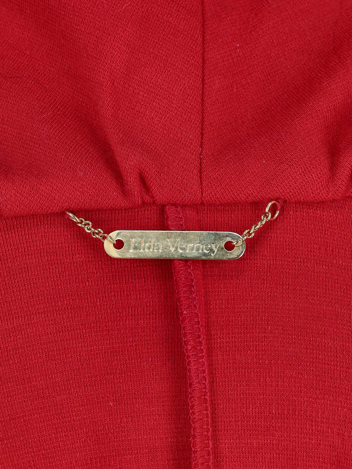 Vintage Red Coat With Fur W2511.115.09  Vintage 