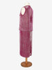 Gianfranco Ferré Fuchsia Beaded Suit