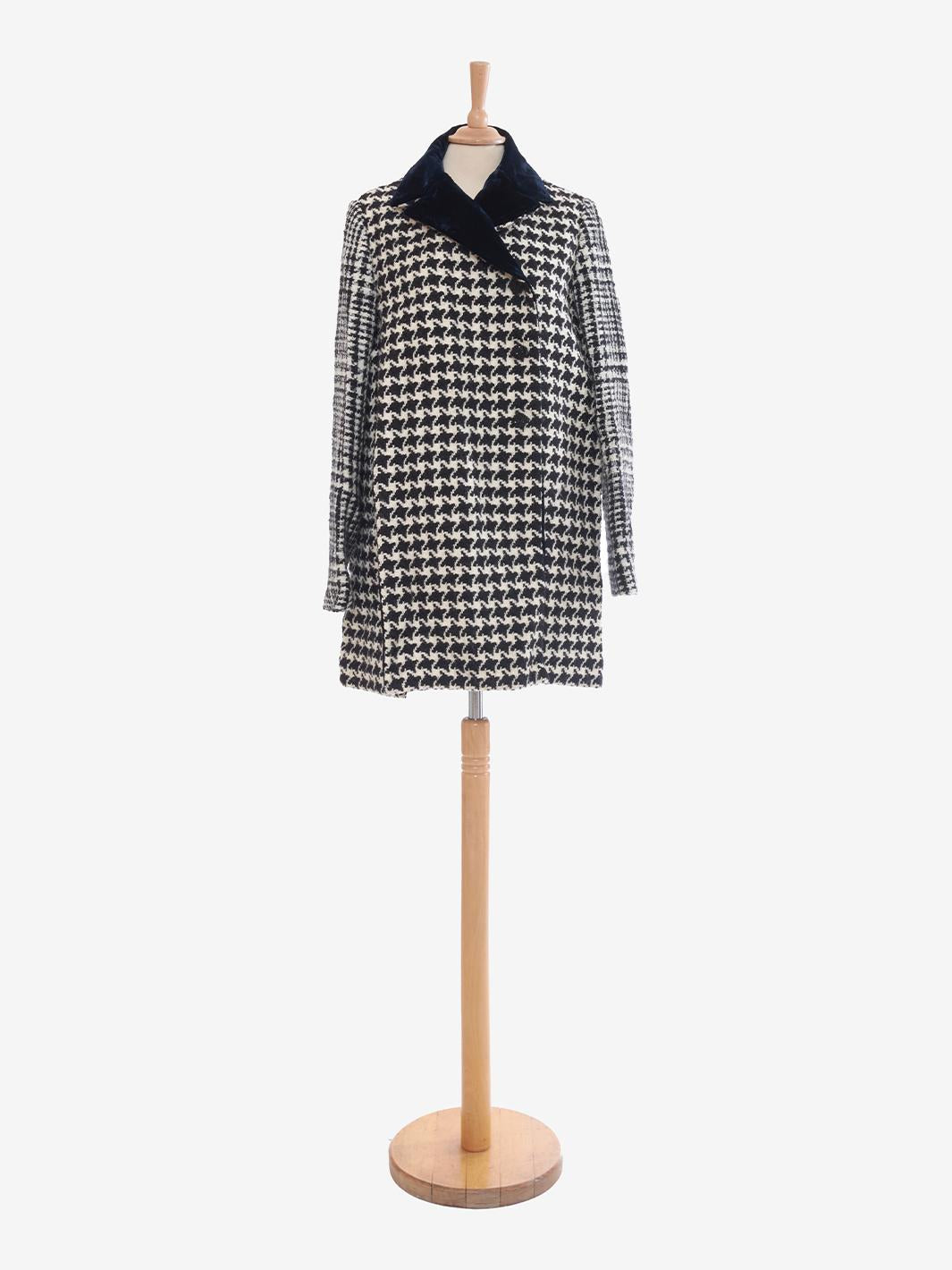 Christian Dior Houndstooth Coat