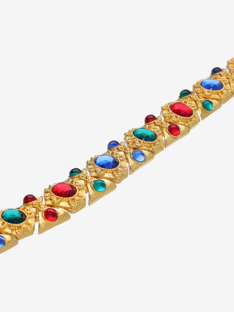Vintage Cabochon Bracelet Renaissance-Inspired Style W13426.71  Vintage 