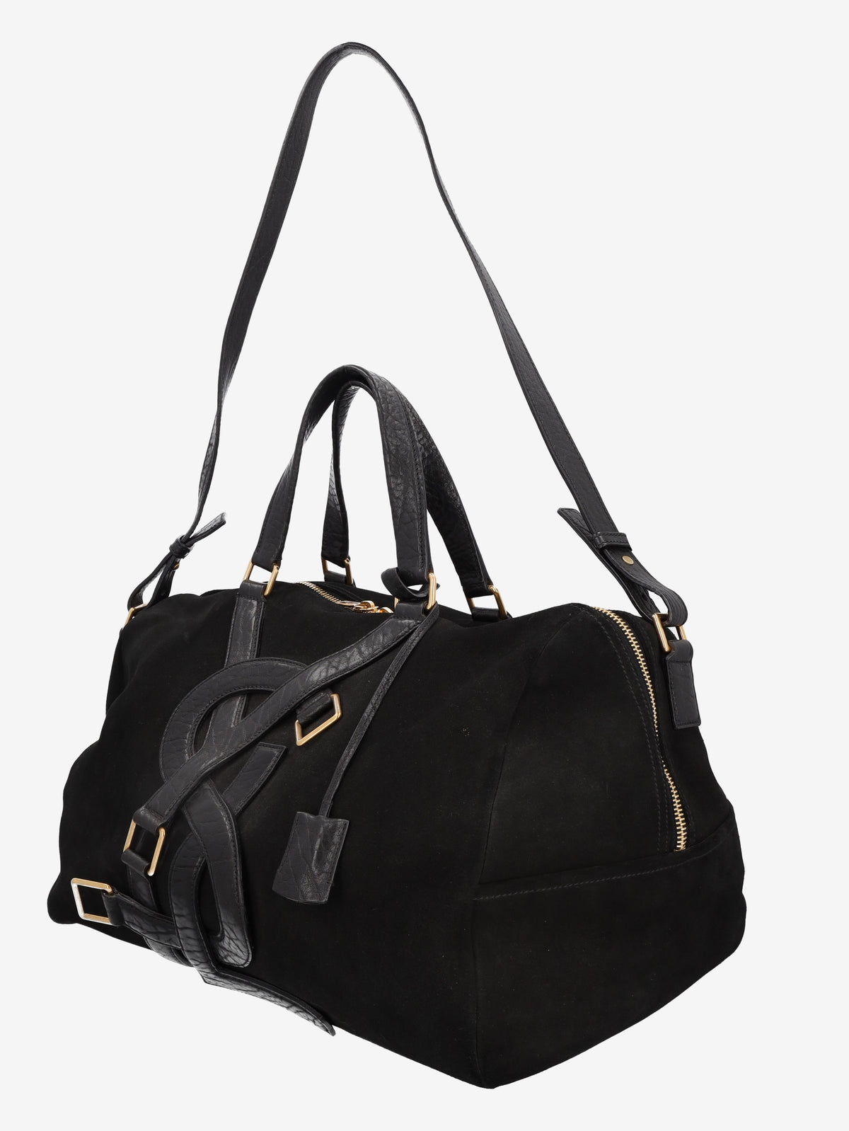 Yves Saint Laurent Vavin Duffle Bag in Suede and Leather WCV26.1.8  Yves Saint Laurent 