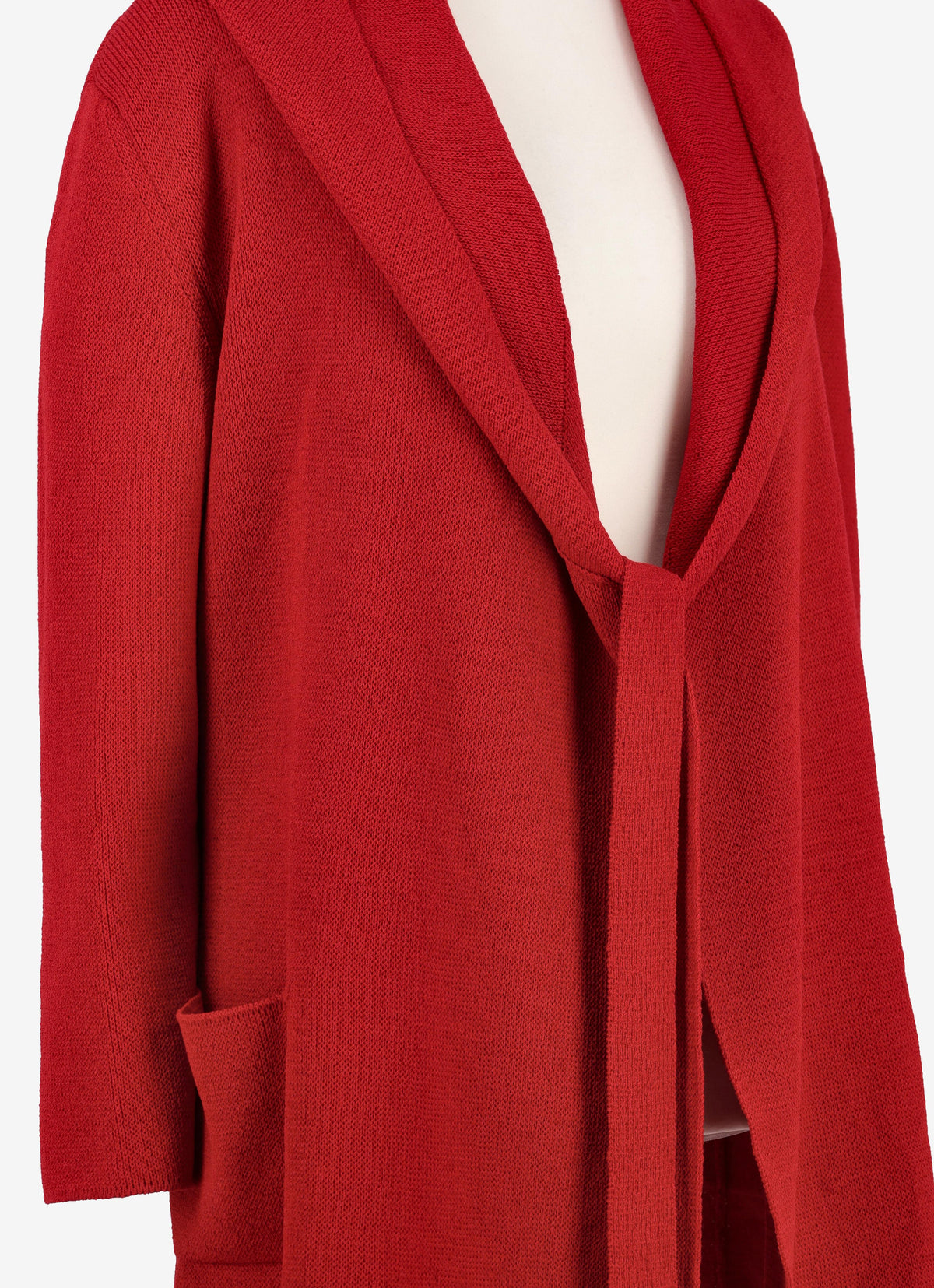 Mondrian Red Cardigan