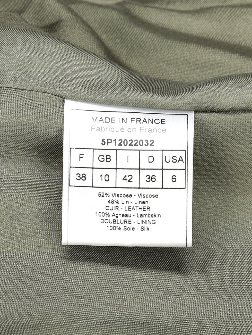 Christian Dior Blazer Jacket with Leather Inserts W7426.22  Christian Dior 