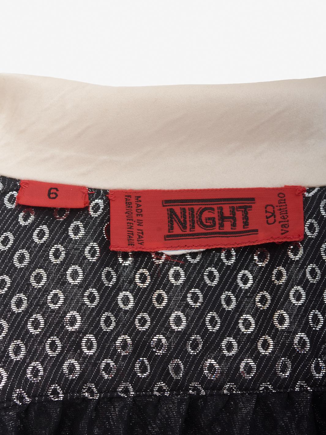 Valentino Line 'Night' 真丝衬衫
