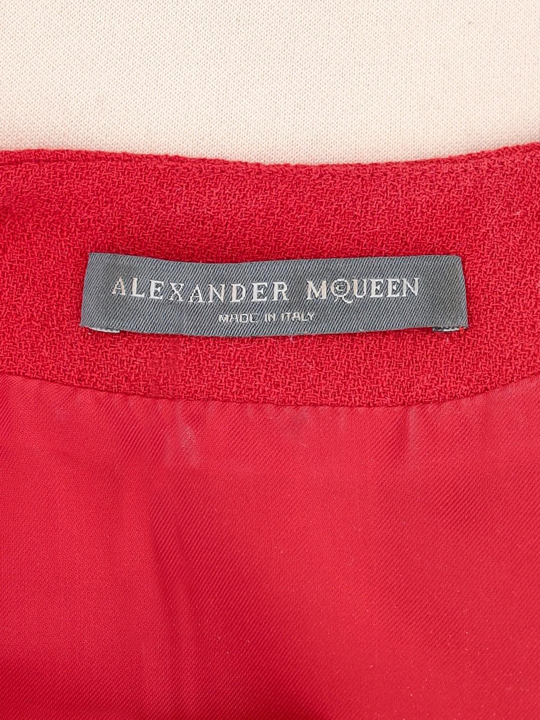Alexander McQueen Red Dress WCV161224_103  Alexander McQueen 
