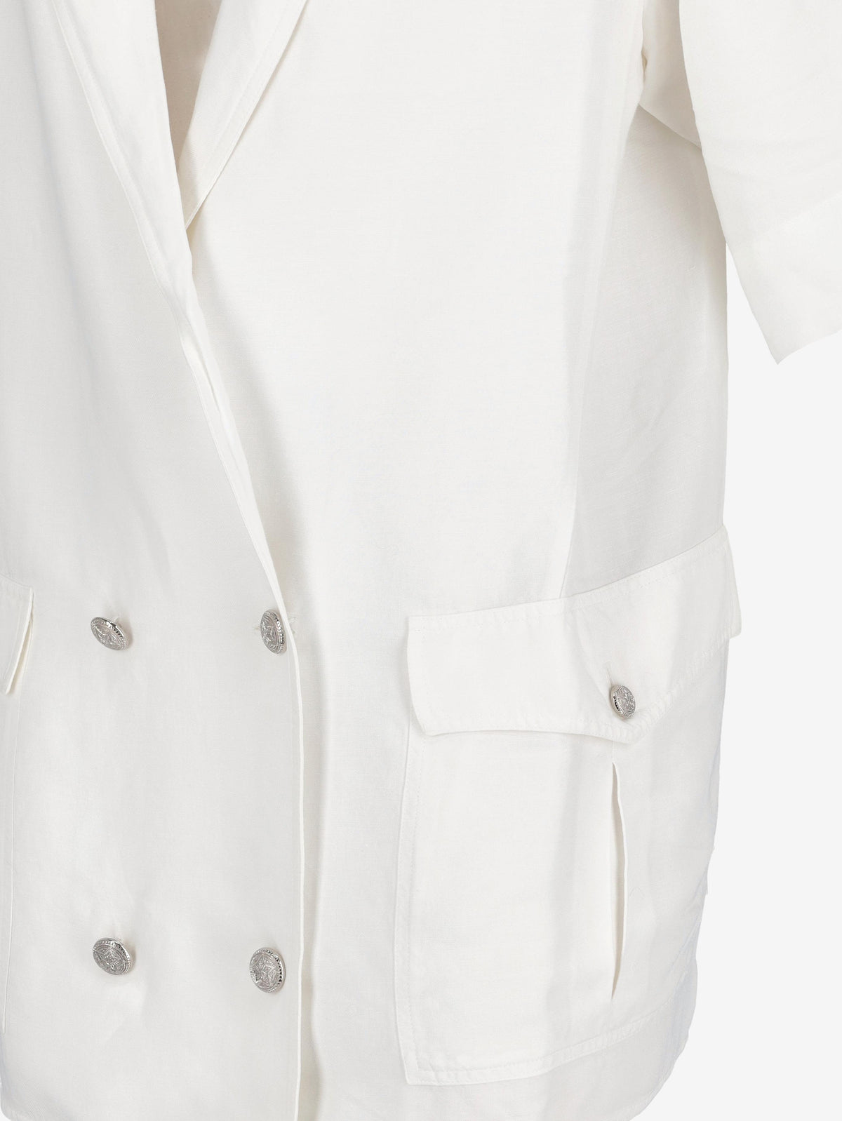 MaxMara Sailor-Inspired Linen Blazer W150626.17  Max Mara 