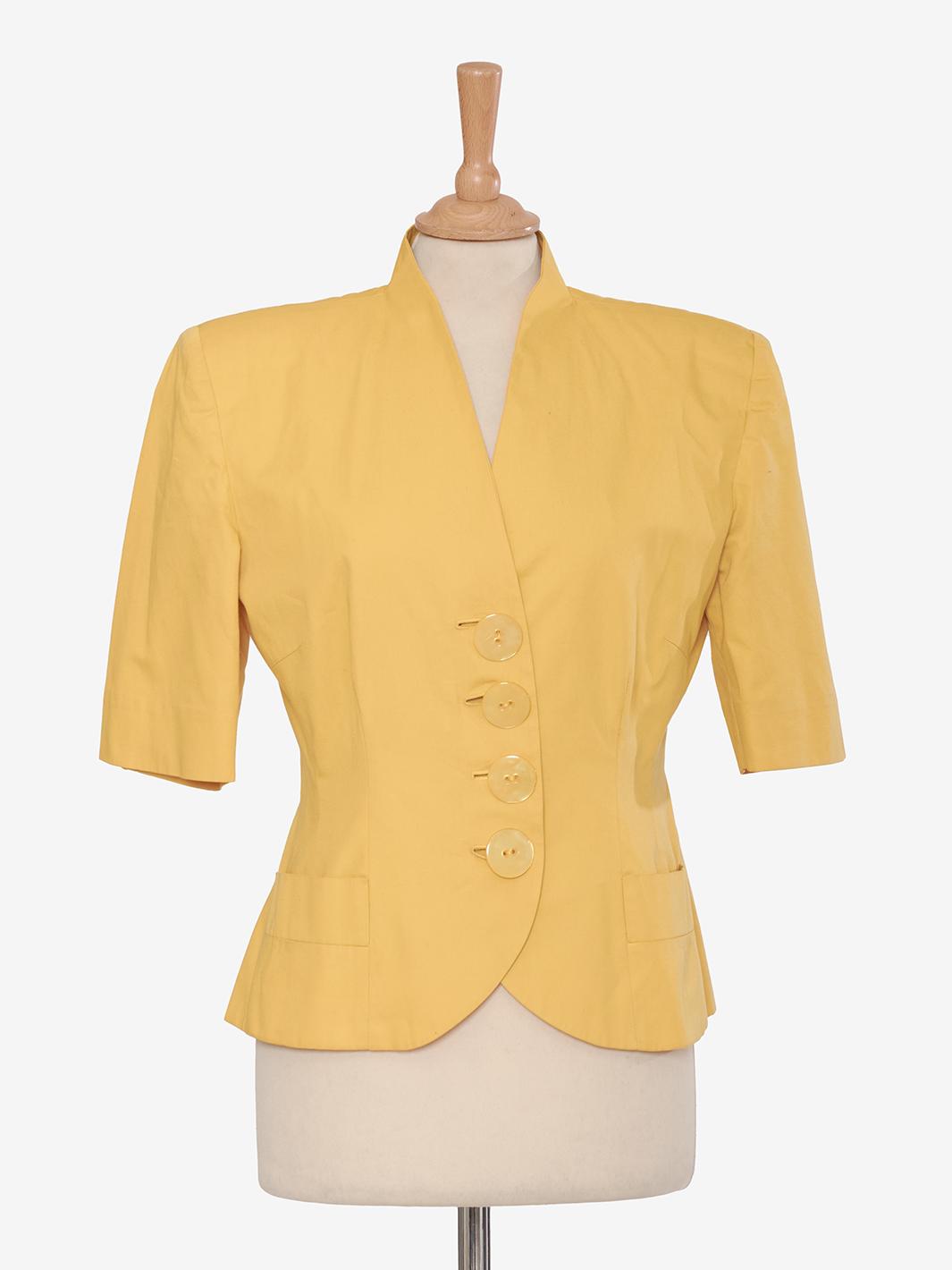 Yellow cotton suit