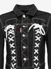 Dsquared2 Denim Bondage Baby Jacket with Lace Detail CVM26.23.39  Dsquared² 