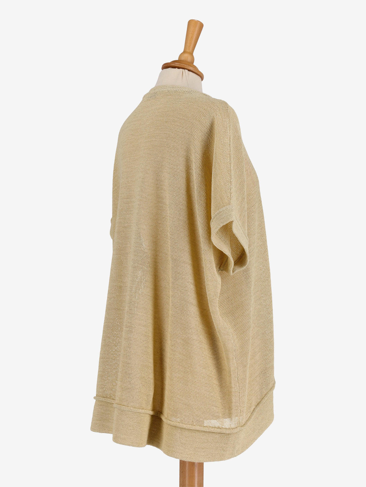 Brunello Cucinelli Gold Lurex Maxi Shirt