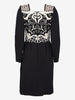 Valentino 1980s Dress in Black Silk Crepe AR012  Valentino 
