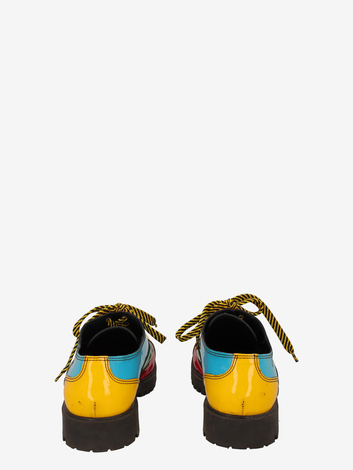 Moschino Patchwork Patent Leather Derby Shoes WCV250819.12  Moschino 