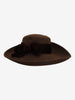 Borsalino Fur Felt Fedora Hat with Bow Detail E1000746  Borsalino 
