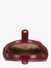 Pirovano Burgundy Bubble Clutch