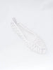 2010 American Apparel white open toe rubber ballet flats W22051940  American Apparel 