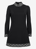 Vintage 1970s Mini Dress with Silver Embroidery MR110226.12  Vintage 