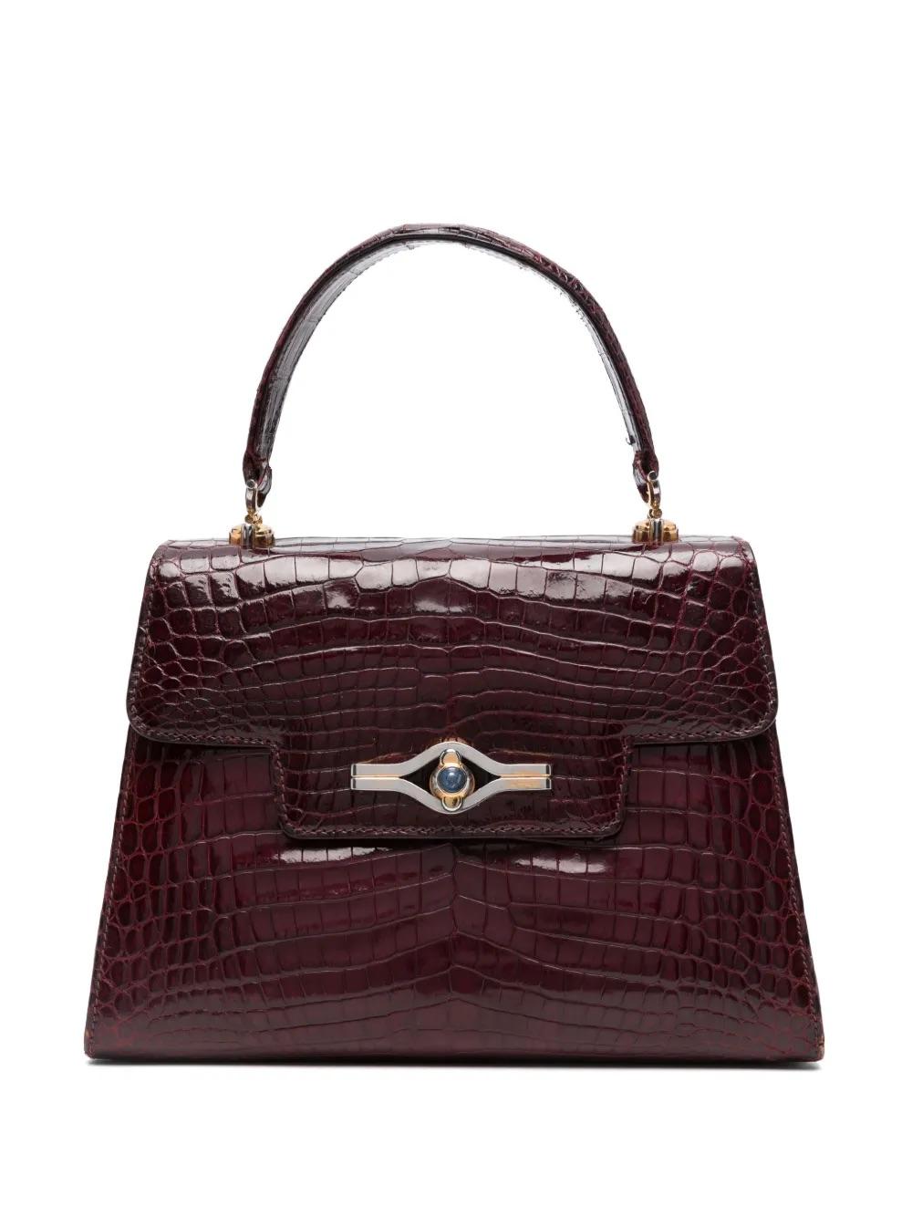 Gucci Crocodile-Embossed Handbag WCV13032025.14  Gucci 