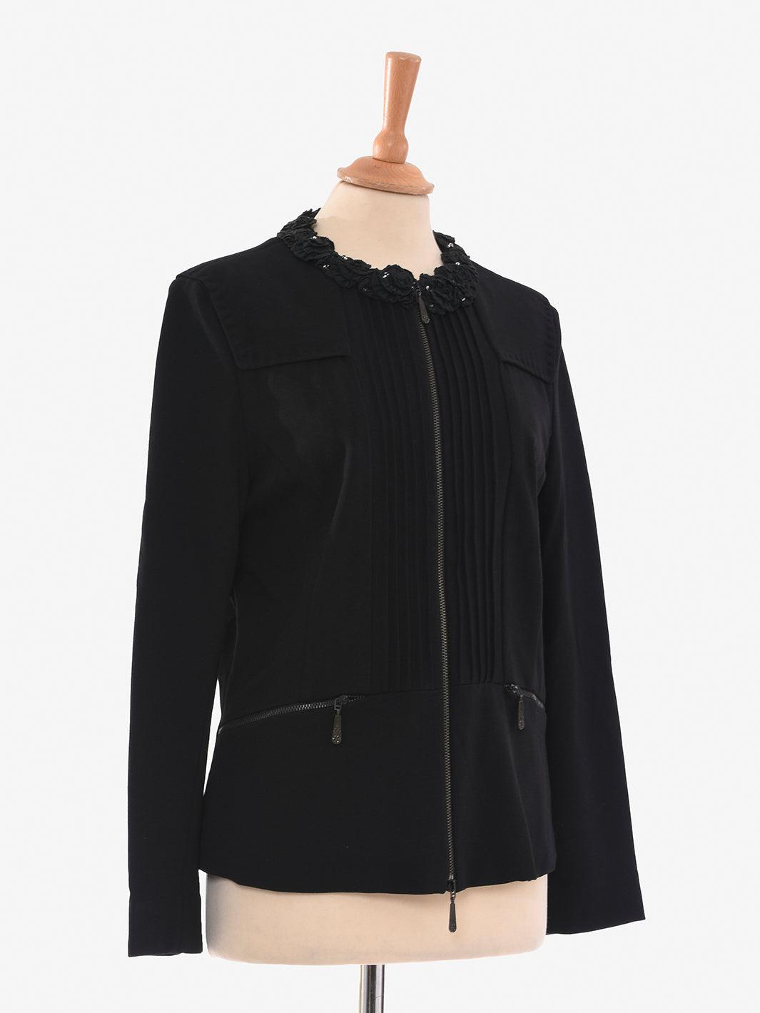 Amuleti viscose jacket black color