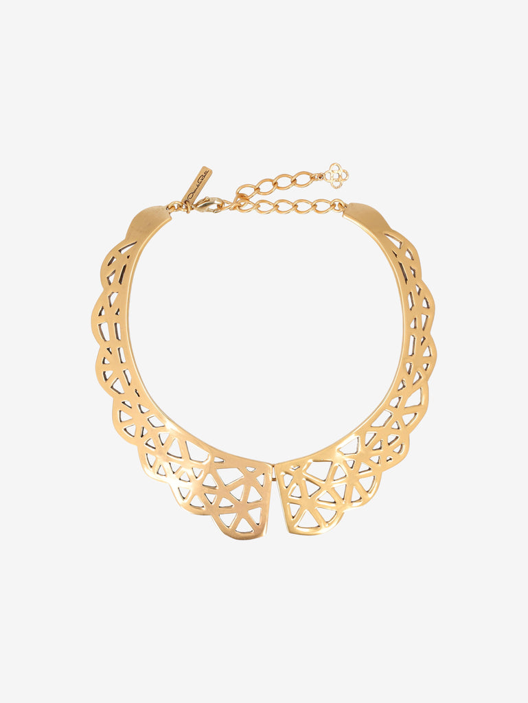 Oscar de la Renta Openwork Necklace W13426.130  Oscar de la Renta 