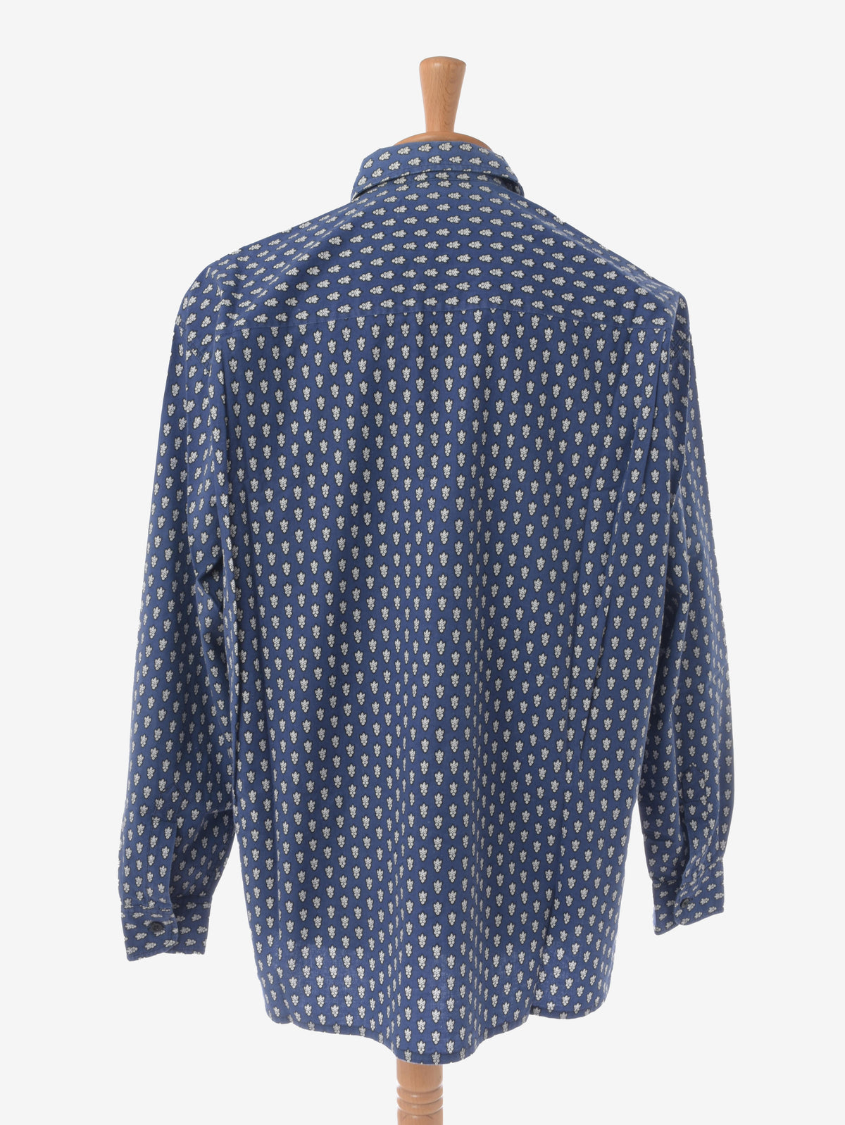 Souleiado Vintage Blue Provencal Shirt WCV241010281  Souleiado 