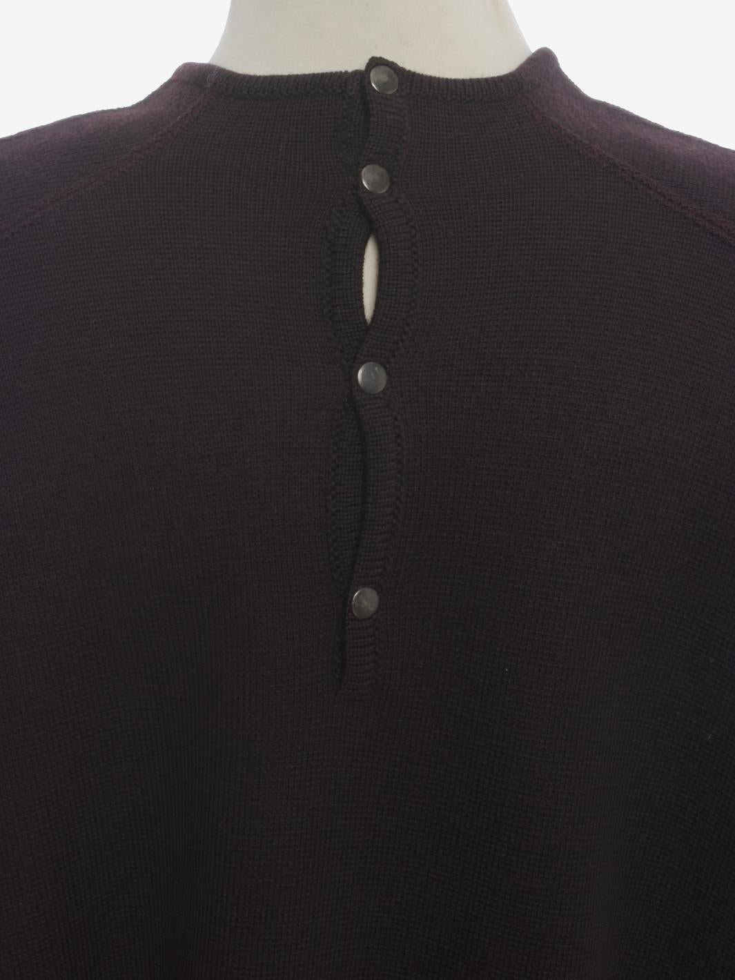 Alaïa 蝙蝠袖羊毛毛衣 - 80 年代风格<br>