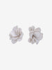 Vintage Oversized Plastic Flower Earrings with Layered Petals W13426.10  Vintage 