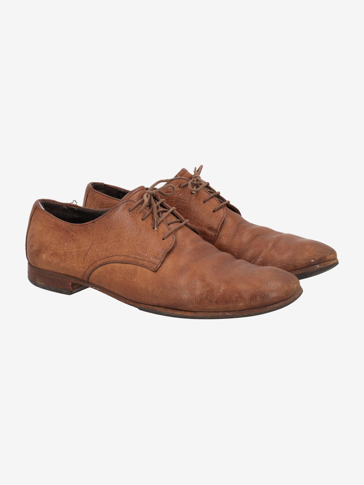 Prada Shoes in Brown Leather with Vibram Sole MU260321.43  Prada 