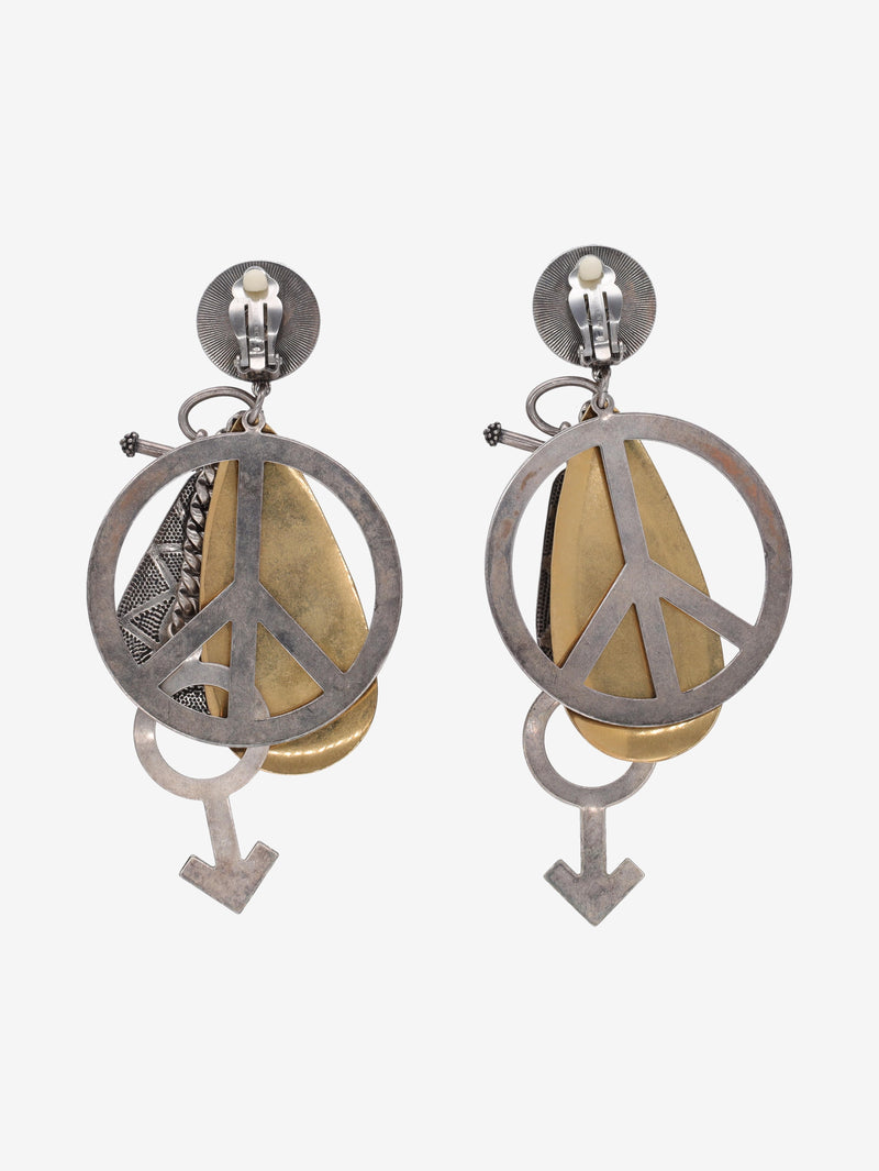 Vintage Pendant Clip-on Earrings WCV041224.141  Vintage 