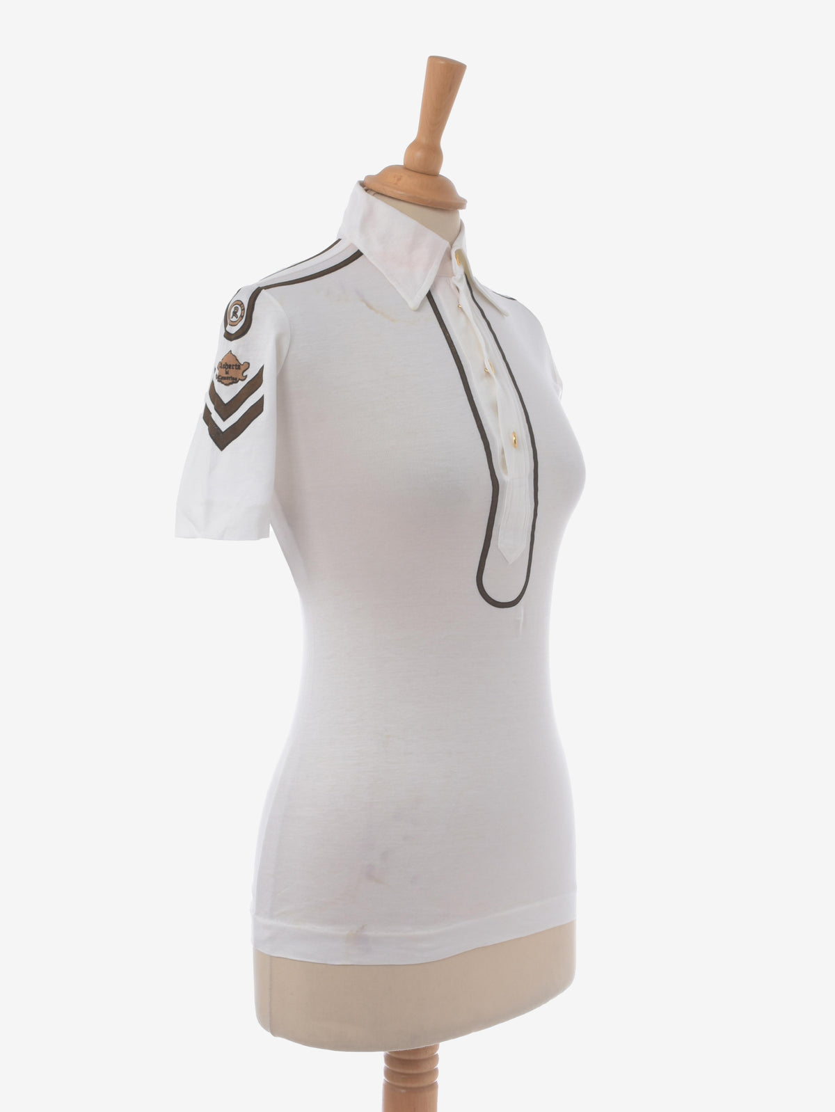 Roberta Di Camerino White Polo Shirt W130524.2  Roberta di Camerino 